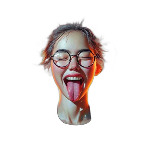 face, mask, creature, staff transparent PNG cut-out