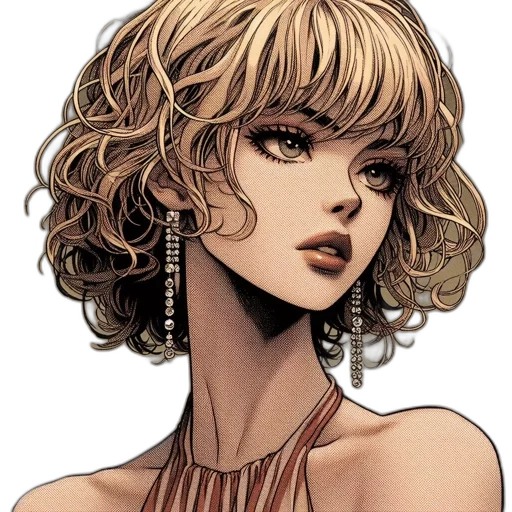 jewelry, hair, dress, face transparent PNG cut-out