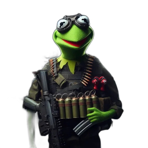 weapon, animal, jacket, staff transparent PNG cut-out