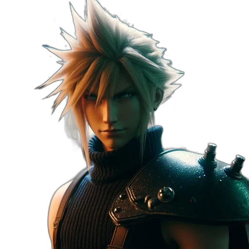 dragon, face, concept art, 3d render transparent PNG cut-out