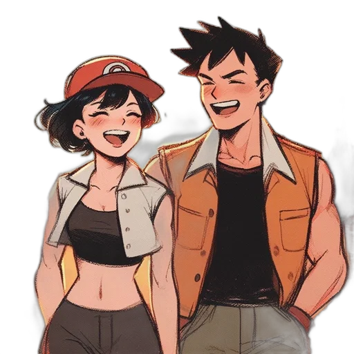 hat, jacket, cartoon, anime transparent PNG cut-out
