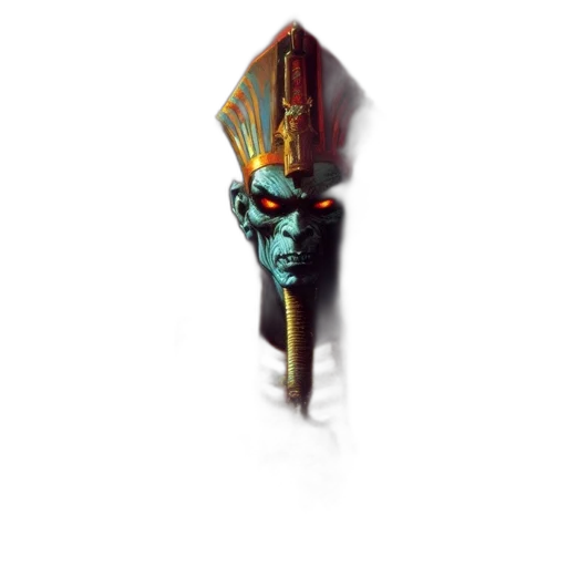 mask, staff, face, crown transparent PNG cut-out