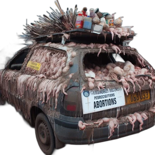 car, animal, creature, concept art transparent PNG cut-out