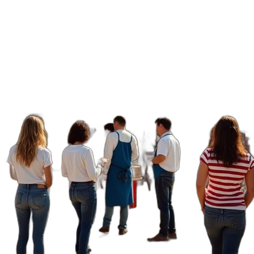 staff, jacket, concept art, 3d render transparent PNG cut-out