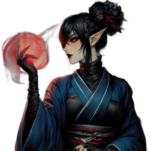 staff, dragon, mask, fantasy art transparent PNG cut-out