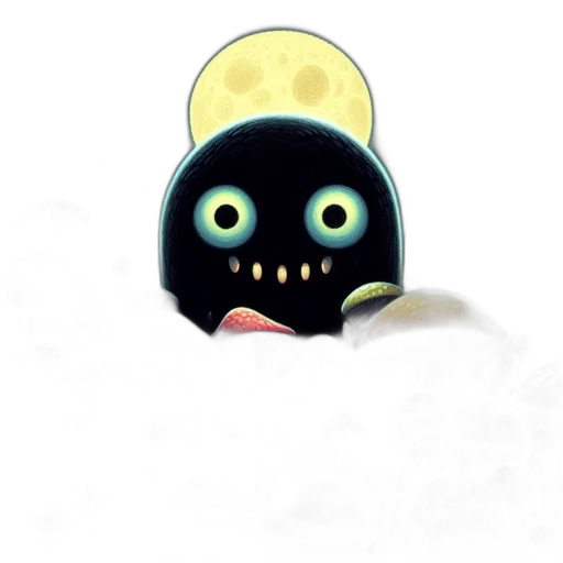 creature, mask, staff, face transparent PNG cut-out