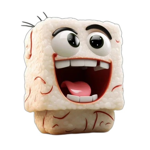 face, robot, creature, food transparent PNG cut-out