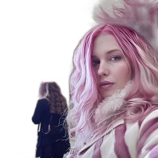 hair, jacket, concept art, pastel transparent PNG cut-out