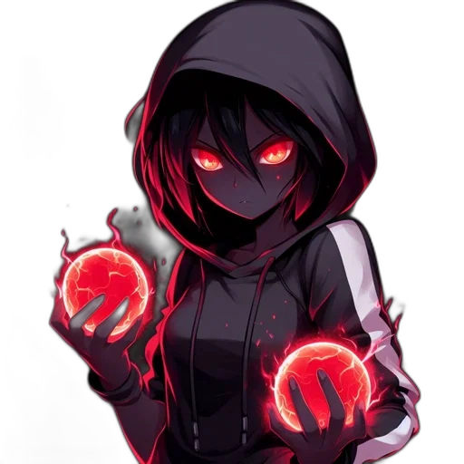 jacket, staff, weapon, mask transparent PNG cut-out