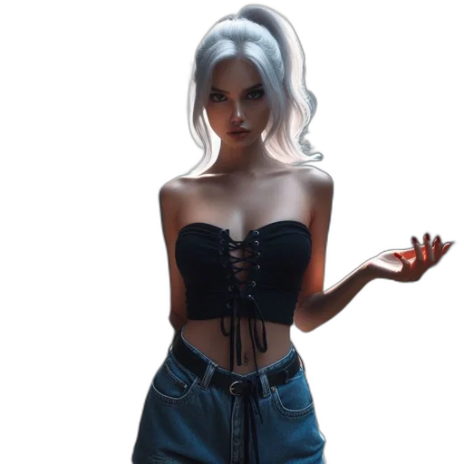 dress, jacket, hair, face transparent PNG cut-out