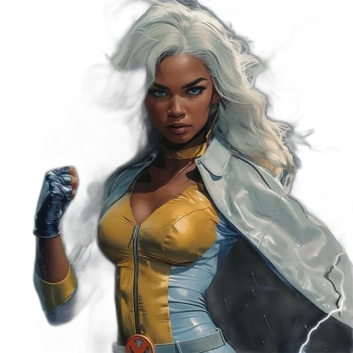 jacket, comic book art, concept art, fantasy art transparent PNG cut-out