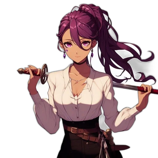 staff, weapon, sword, anime transparent PNG cut-out