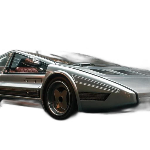 car, concept art, 3d render, photorealistic transparent PNG cut-out
