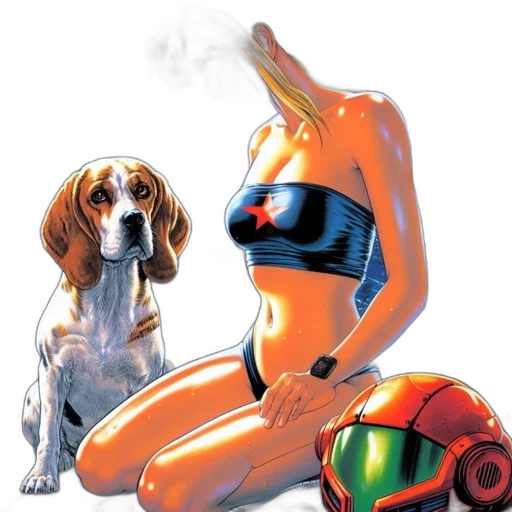robot, animal, comic book art, concept art transparent PNG cut-out