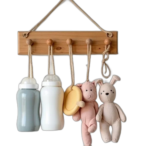bottle, pastel, earth tones, hanging transparent PNG cut-out