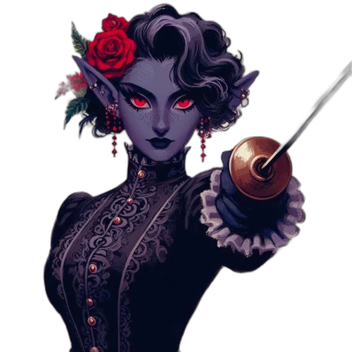 staff, crown, jewelry, fantasy art transparent PNG cut-out