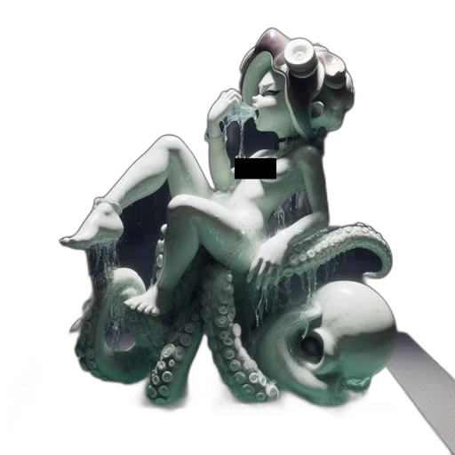 robot, creature, dragon, staff transparent PNG cut-out