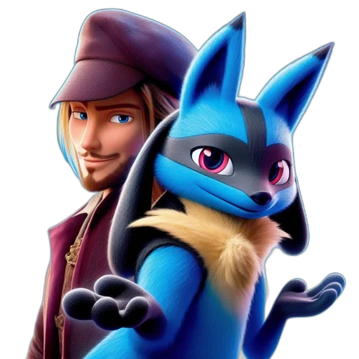 hat, staff, animal, concept art transparent PNG cut-out