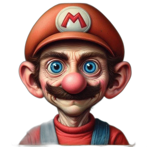 face, mask, hat, staff transparent PNG cut-out
