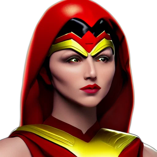 jewelry, face, comic book art, 3d render transparent PNG cut-out