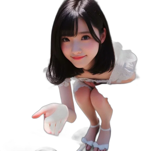 creature, robot, dress, face transparent PNG cut-out