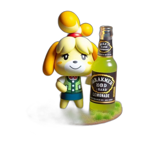bottle, animal, staff, crown transparent PNG cut-out