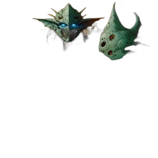 dragon, mask, creature, animal transparent PNG cut-out