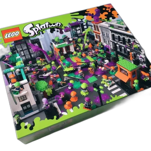 concept art, 3d render, city street, fog transparent PNG cut-out