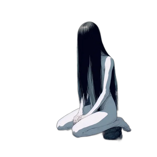 hair, dress, creature, robot transparent PNG cut-out