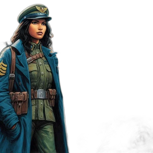 jacket, concept art, comic book art, photorealistic transparent PNG cut-out