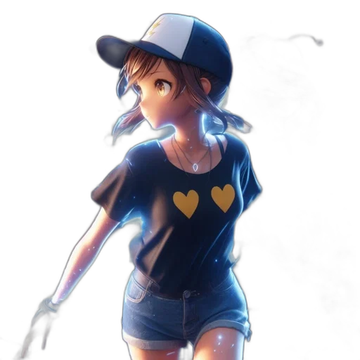 hat, dress, staff, weapon transparent PNG cut-out
