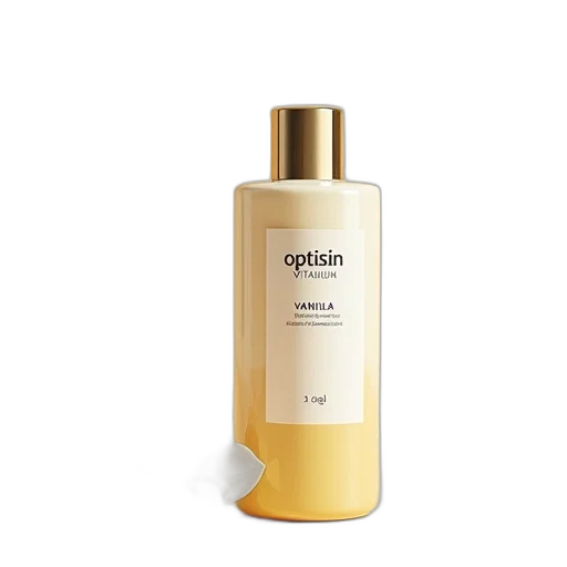 bottle, optisin, vitanium, vanilla transparent PNG cut-out