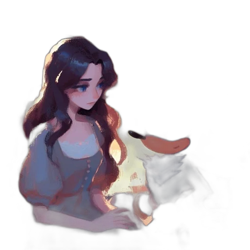 dress, crown, creature, concept art transparent PNG cut-out