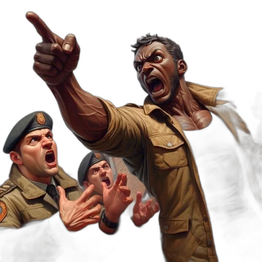 concept art, comic book art, 3d render, photorealistic transparent PNG cut-out
