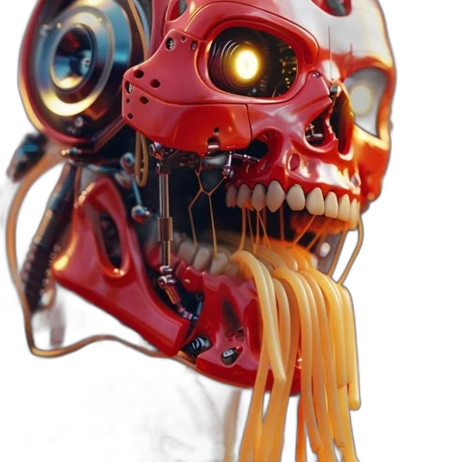 robot, mask, face, weapon transparent PNG cut-out