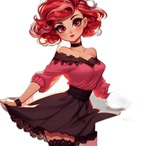 dress, staff, pixel art, concept art transparent PNG cut-out