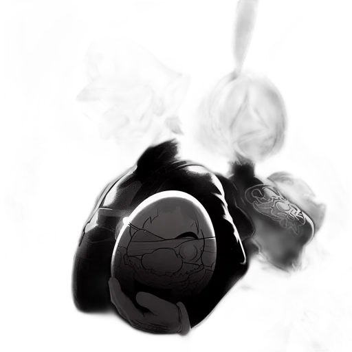 mask, flower, dragon, weapon transparent PNG cut-out