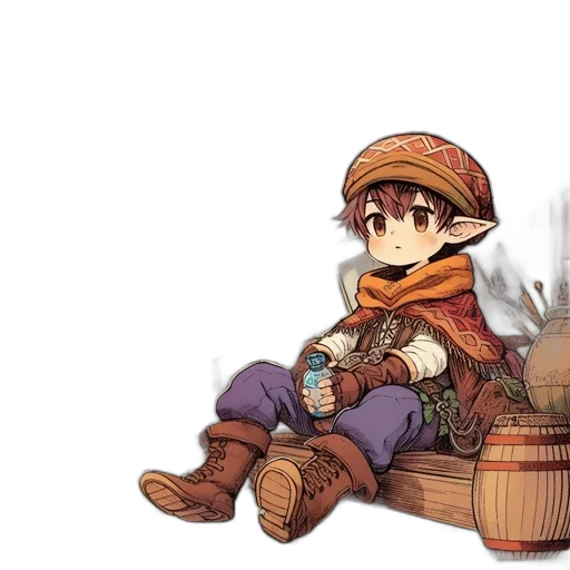 weapon, food, fantasy art, pixel art transparent PNG cut-out
