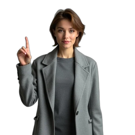 jacket, staff, dress, jewelry transparent PNG cut-out