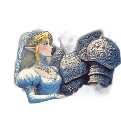 crown, dress, sword, weapon transparent PNG cut-out