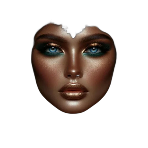 face, mask, jewelry, crown transparent PNG cut-out