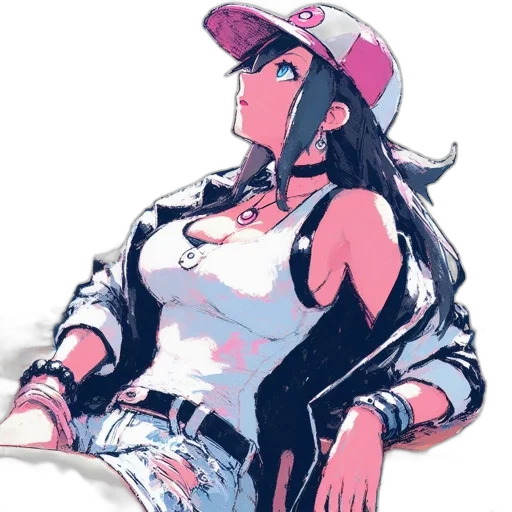hat, jacket, concept art, comic book art transparent PNG cut-out