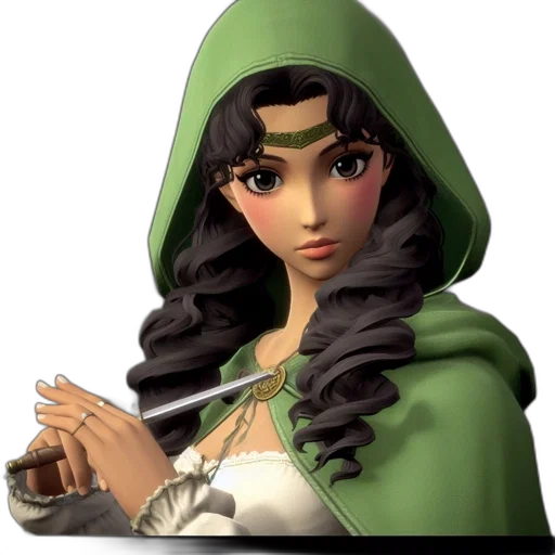 weapon, staff, jewelry, jacket transparent PNG cut-out