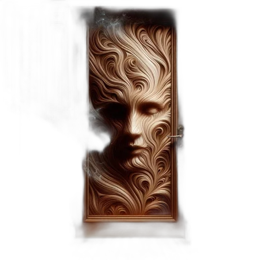 face, mask, creature, hair transparent PNG cut-out