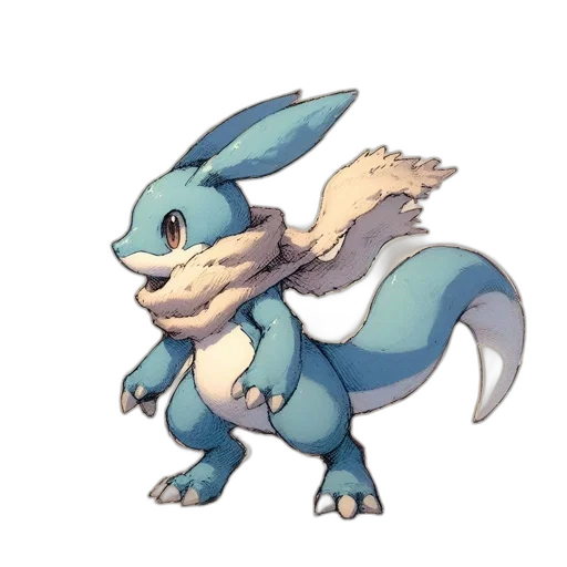 dragon, creature, animal, staff transparent PNG cut-out