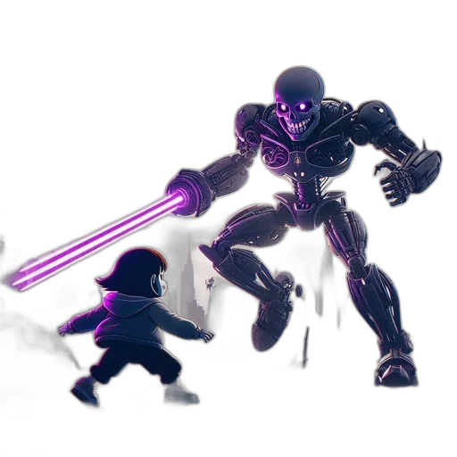 robot, weapon, sword, concept art transparent PNG cut-out