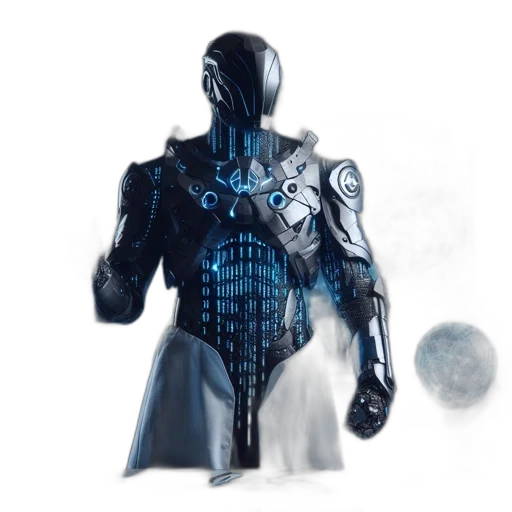 robot, sword, staff, weapon transparent PNG cut-out