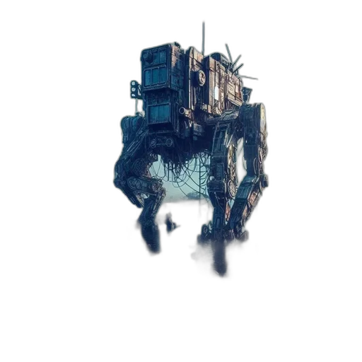robot, creature, animal, weapon transparent PNG cut-out