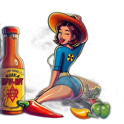 food, concept art, pixel art, comic book art transparent PNG cut-out