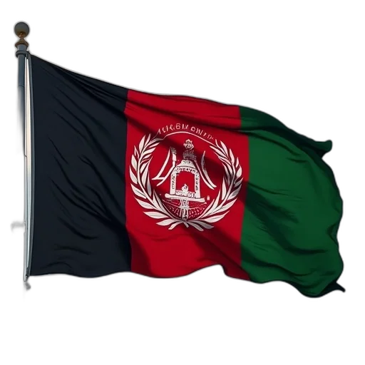 afghanistan, flag transparent PNG cut-out